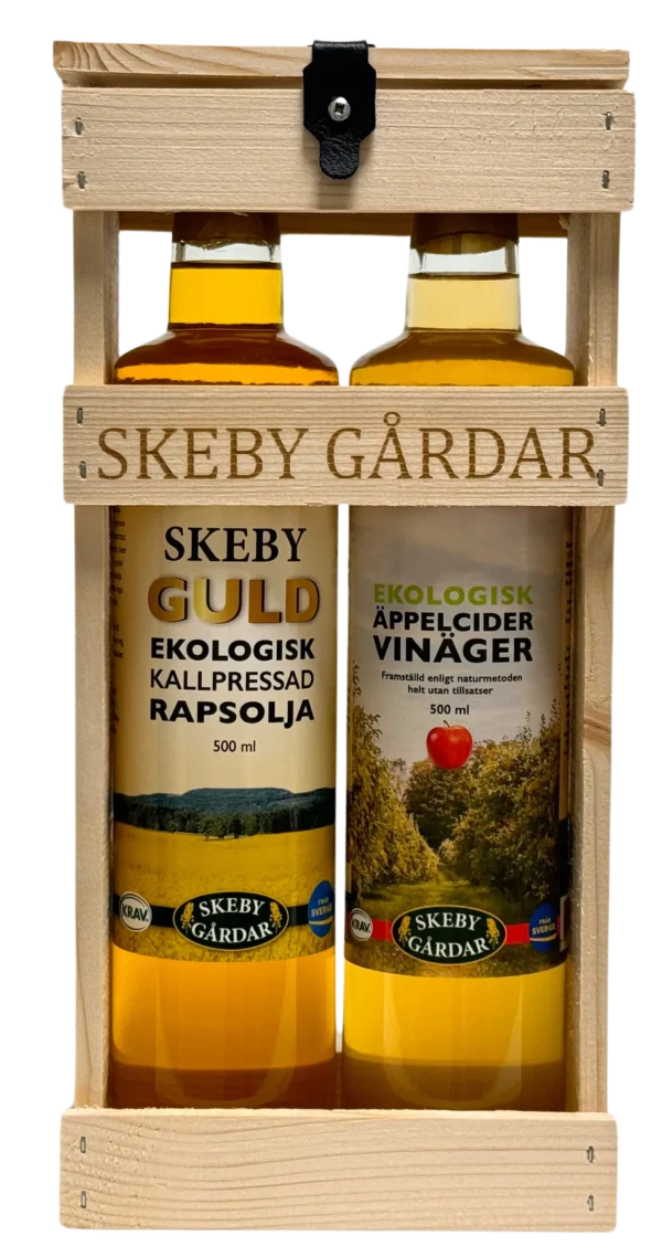 Ekologisk rapsolja + Äppelcidervinäger