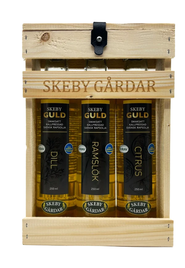 Smaksatt rapsolja 3-pack